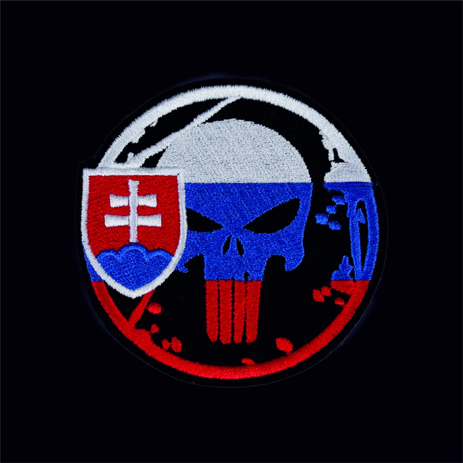 Patch - Slovak flag "Punisher"